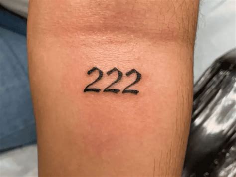 222 tattoo|222 Tattoo Meaning and Symbolism: Decoding the。